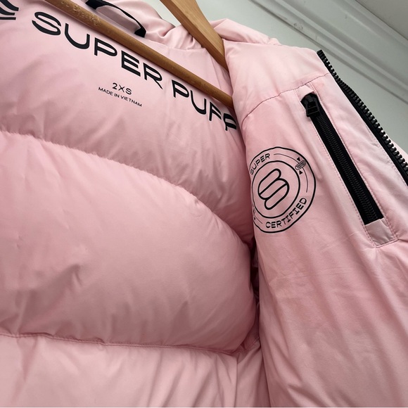 ARITZIA • The Super Puff Mid - cliMATTE RARE CHALK PINK XXS (2XS) TNA PARKA COAT - Picture 9 of 16